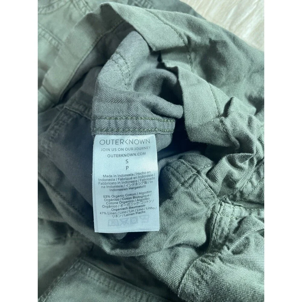NEW Outerknown Women's Station Suit Shortall Olive Night Small | Sustainable - Picture 4 of 4